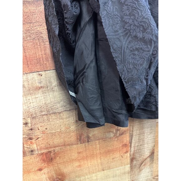 Tibi Black Strapless Jacquard Dress With Beaded Neckline Accent Womens Size 4 - Picture 4 of 7